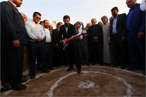 پروژه آبرسانی به ۱۶ روستای بخش مشراگه شهرستان رامشیر با حضور استاندار خوزستان کلنگ زنی شد